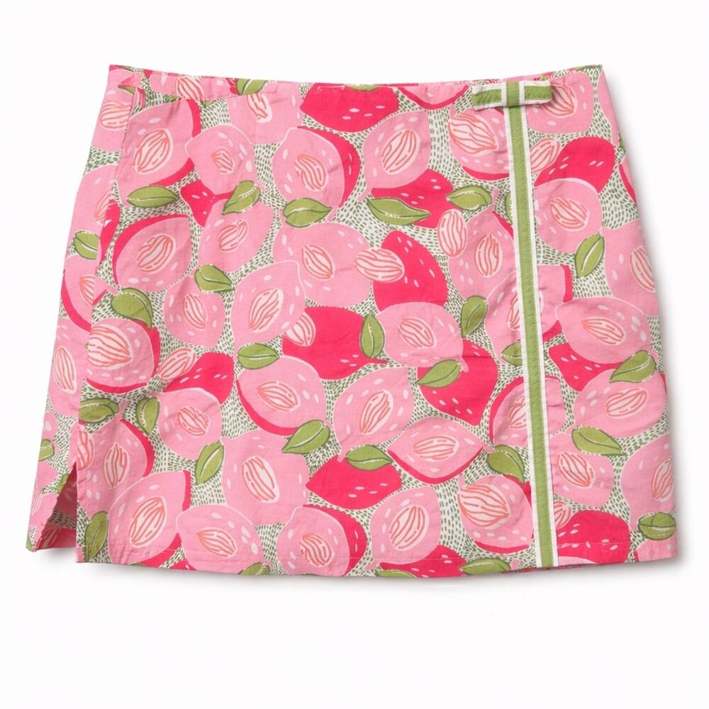 Lilly Pulitzer · Vintage Skort · Pink Peach Print · Size 6